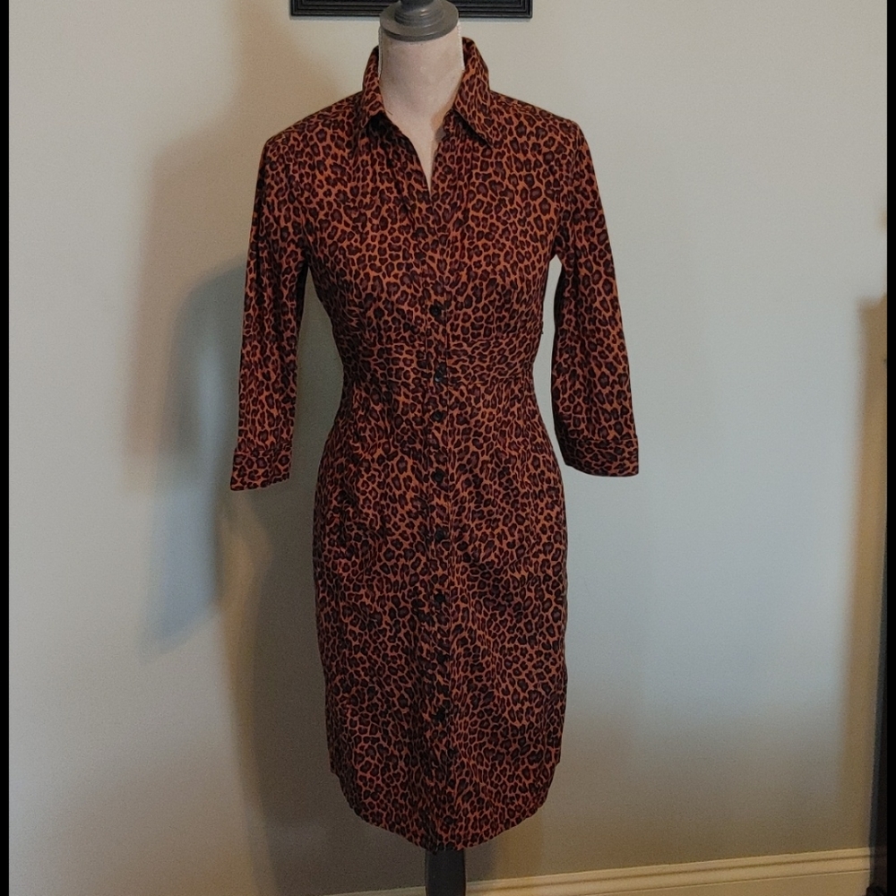 Leopard print dress